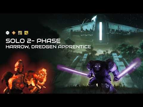 Solo 2 Phase Harrow, Dredgen Apprentice: Solar Titan / Stronghold / Praxic Blade (Destiny 2)