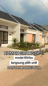 668 reactions · 12 shares | RUMAH GRATIS DP, Rumah 36/66 Modal 80...