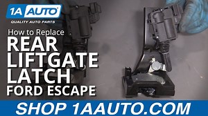 How to Replace Rear Liftgate Latch 2009-12 Ford Escape