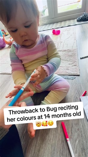 14-Month-Old Recites Colors! Adorable Baby Talk & Learning
