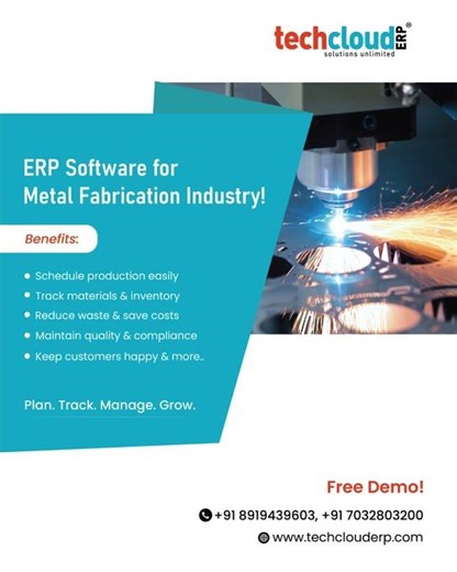 Boost Efficiency with Tech Cloud ERP Software for Metal Fabrication Industry