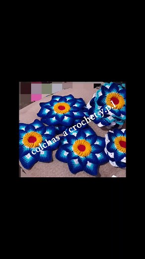 "yudy" colchas a crochet on TikTok