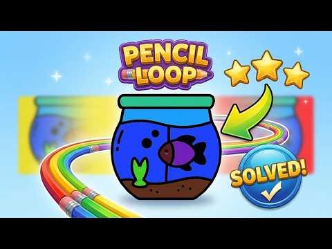 Pencil Loop Level 126 Solution - How to Solve? Step-by-Step Walkthrough! ✏️🧩