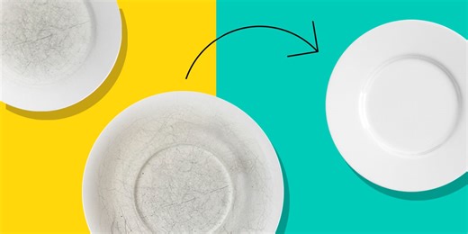 News Flash: Your Plates Aren't Actually Scratched