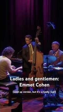 American pianist and YouTube phenomenon Emmet Cohen takes his trio for a wild, high speed ride! 🎢