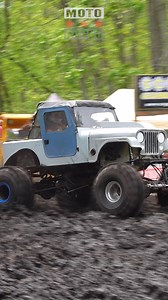 Jeep CJ Finds the Hole at Perkins #mudding #mud #perkins | Moto Doggo
