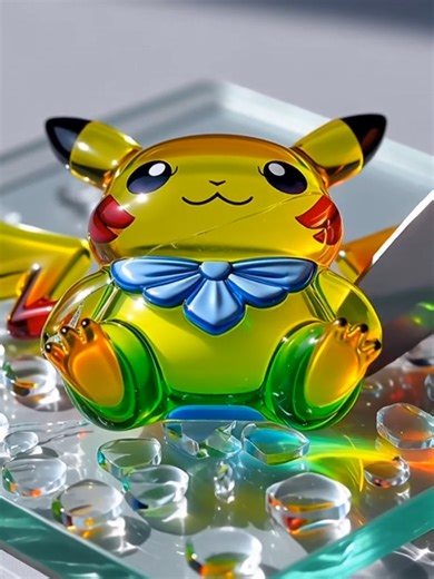 Welcome to Slice ASMR! Enjoy glass Pikachu cutting😱 with sharp, clean slices and crisp ASMR sounds. Crystal shine • satisfying cracks • pure relaxing vibes ⚡✨ Follow for more Glass Character ASMR @SliceASMR Slice ASMR • Glass Pikachu • ASMR #SliceASMR #ASMR #GlassASMR #Satisfying #FYP