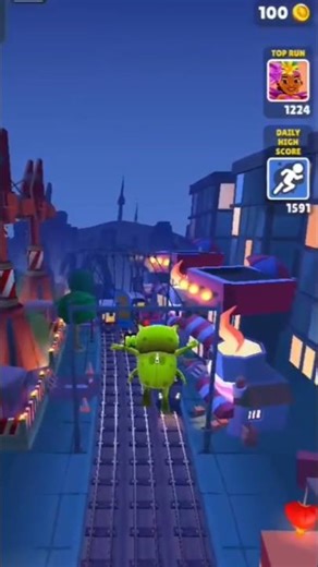 Subway surfers hacker alien gameplay 🤘👍🙏 #gaming #music #shorts