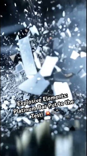 #shorts #viral The moment as a solid platinum bar faces explosion 💥
