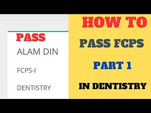 How to Pass FCPS part 1 in Dentistry /FCPS preparation Tips/FCPS Dentistry /FCPS part 1 coffendent