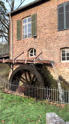 Ancient waterwheel in Aachen-Haaren, Germany - Rich cultural heritage!!