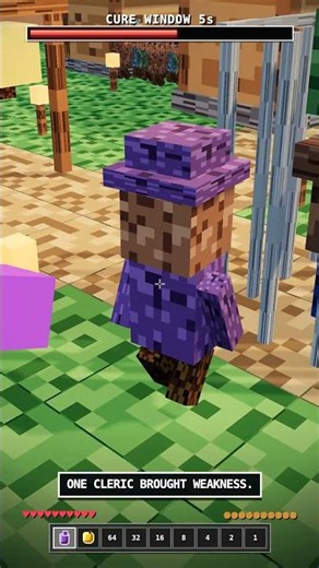 I Infected 1 of 100 AI Minecraft Villagers. They Had 10 Seconds to Cure Him 😳 #Shorts