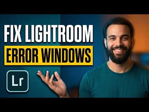 How To Fix Lightroom Error Windows (Easy Guide)