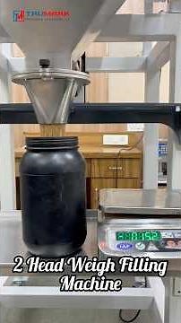 Two Head Weigh Filling Machine | Granule & Powder Filling System