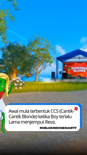 robloxindonesiawtf🔥 on Instagram: "Habitat baru CCS (Cantik-cantik Blonde) 📹: tt/ sfnaaa69 #RobloxIndonesiaWTF #RobloxIndonesia #Roblox"