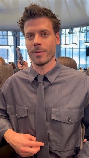 WWD on Instagram: "“Heated Rivalry” star Francois Arnaud breaks down his look at the @calvinklein show on Friday during NYFW. Video: @thealexbadia"