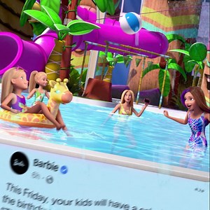 27K views · 1.1K reactions | Splash into an all-new family adventure in Barbie & Chelsea The Lost Birthday, coming to Netflix this Friday! ☀️ | Barbie | Facebook