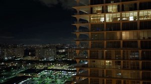 Residential High-rise Skyscraper Night View On Stock Footage Video (100% Royalty-free) 1105909611 | Shutterstock