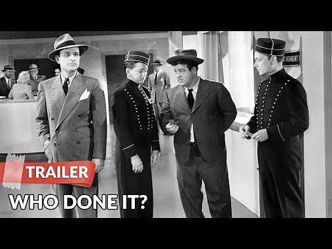 Who Done It? (1942) Trailer | Bud Abbott | Lou Costello