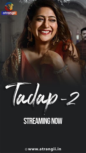 Tadap 2 ek aisi kahani hai jo pyaar, intezaar aur takraar ke beech phasi hui hai. Jab dil judte hain lekin halaat alag raaste chunte hain, tab banti hai ek anokhi prem kahani. Tadap Season 2 lekar aaya hai naye twists, intense emotions aur woh rishta jisme hai dard bhi, mohabbat bhi. Dekhiye "Tadap 2 sirf Atrangii App par! https://atrangii.in/ Tadap -02: Pyaar, Dard Aur Intezaar | Now Streaming Exclusively on Atrangii App Tadap 2 – Ek Anokhi Prem Kahani Sirf Atrangii Par | Streaming Now Tadap Se