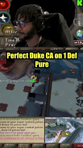 Jeremy Shoy on Instagram: "Perfect Duke Sucellus Combat Achievement on 1 Def Pure, full video available on my youtube channel! - #osrs #pure #duke #boss"