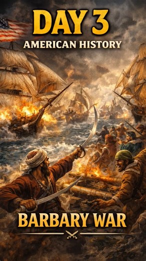 DAY 3 OF HISTORY OF AMERICA 🇺🇲"AMERICA VS BARBARY WAR"😱☠️☠️