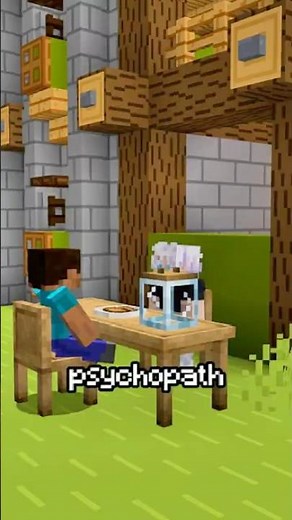 Psychopath FINALLY Explained In Minecraft ⛏️ #minecraft #funny #story #explained