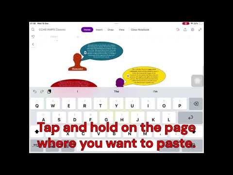 How to copy and paste in OneNote