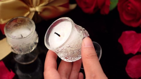 Tiny Low Temperature Candle Sets - Starry Cup Shaped Body Safe Scented Tea Lights, Low Heat Decorative Candle Sets for Lover, Couples, Home, Valentines Gifts, Wedding & Romantic Ambiance