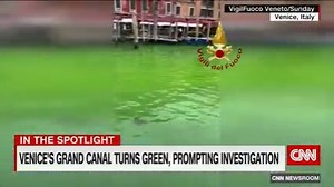 Authorities are investigating how Venice's Grand Canal turned green https://cnn.it/3N3Vq2k | CNN