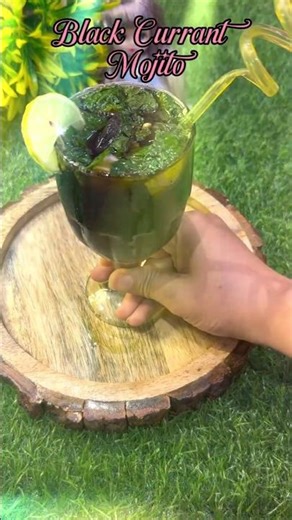 Refreshing Black Currant Mojito | Deep Purple Summer Drink ✨🍇