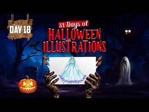 She's DYING to MARRY You! Day EIGHTEEN- 31 Days of Halloween Illustrations.