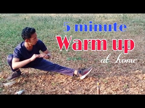 5 minute easy warm up routine at home | Taekwondo | #sports #taekwondo #warmup