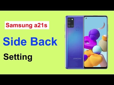 Samsung a21s side back setting - Samsung galaxy a21s me side button kaise lagaye