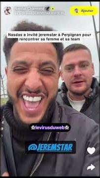 Nasdas invited Jeremstar to Perpignan to meet his wife and team #nasdas #jeremstar #shorts