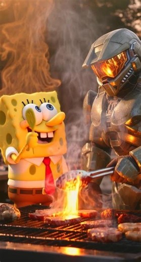 SpongeBob vs Master Chief Grill-Off