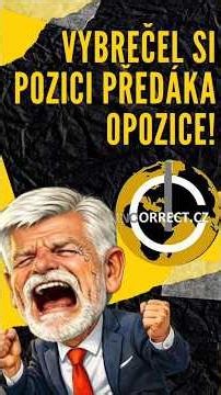 Koalici se potvrdilo, že Pavel je lídrem opozice