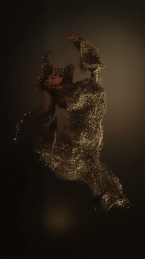 Adiemus - Particle Horse | X-Particles + Cinema 4D + Octane 🐎✨