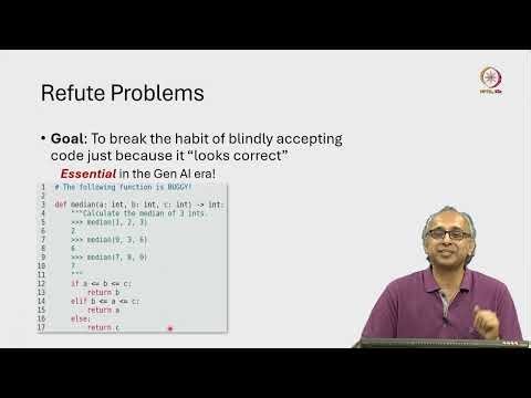 Lec 77 Elements of a Refute Problem