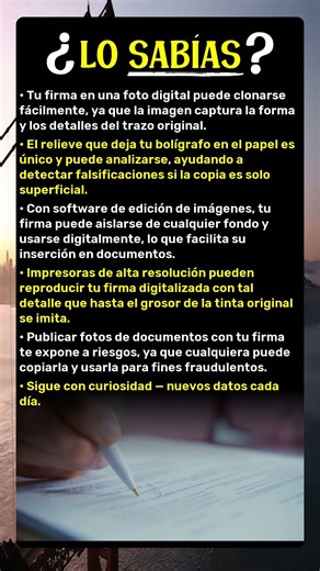Tu Firma en Papel Puede Copiarse con una Foto