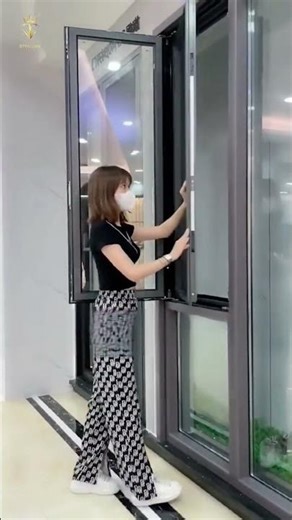 This is a flat hinged window system. #doors #sunroom #window