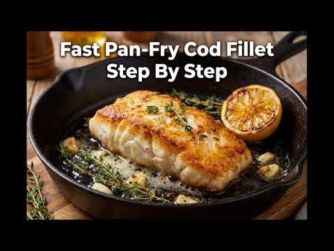 Fast Pan-Fry Cod Fillet Cooking Guide Step By Step