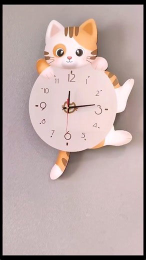 ⏰Adorable cat-shaped wall clock, adding a warm atmosphere to your home🐾 😻The swaying tail design is lively and fun, making time more vibrant! 🏠Simple style, suitable for various settings including living room, dining room, and bedroom. 💖Silent movement, won't disturb sleep or rest, allowing you to enjoy peaceful moments. 🎁A must-have for a new home or a top choice for a gift, practical and tasteful! | Nidfbuy.shop