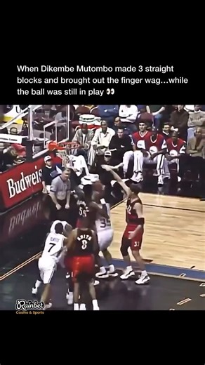 Iconic Sports Moments | Dikembe Mutombo was a legendary NBA center and one of the greatest defenders the game has ever seen. Born in Kinshasa, Democratic Republic... | Instagram