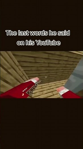 Technoblades last words on YouTube 😞