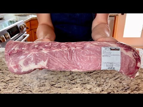 Costco Pork Loin / Costco 2024 / Costco Meat / Pork Loin Recipe / ASMR Cooking