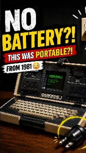Did You Know the First Portable Computer Had No Battery?