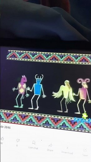 Sesame Street Dancing Petroglyphs number 20