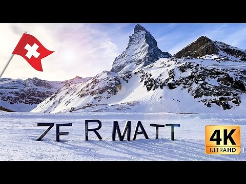 Skiing in Zermatt Paradise 2024 - 4K UHD