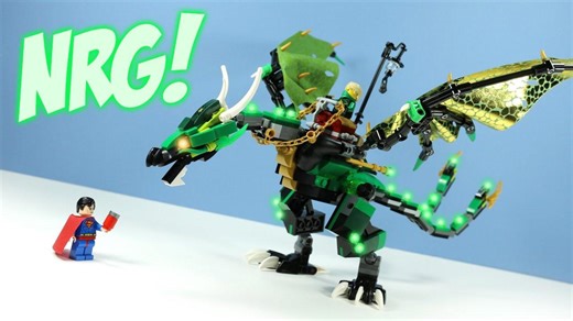 Lego Ninjago The Green Nrg Dragon Set #70593 Adventure